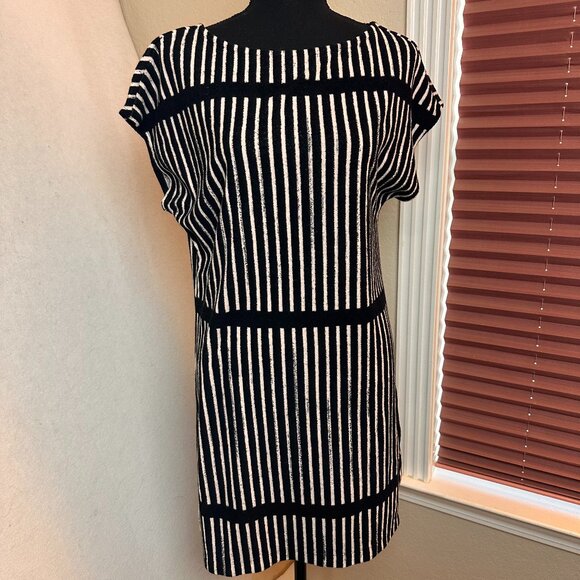 MARIMEKKO For Target Dress small French Terry Black White Striped Cover Up - Picture 1 of 7